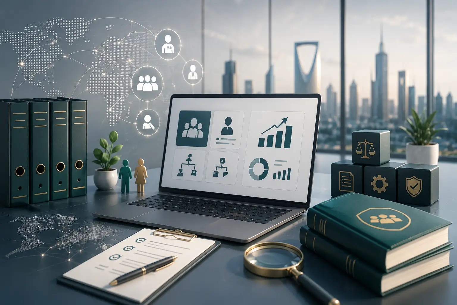حلول إدارة الموارد البشرية وتصميم السياسات واللوائح